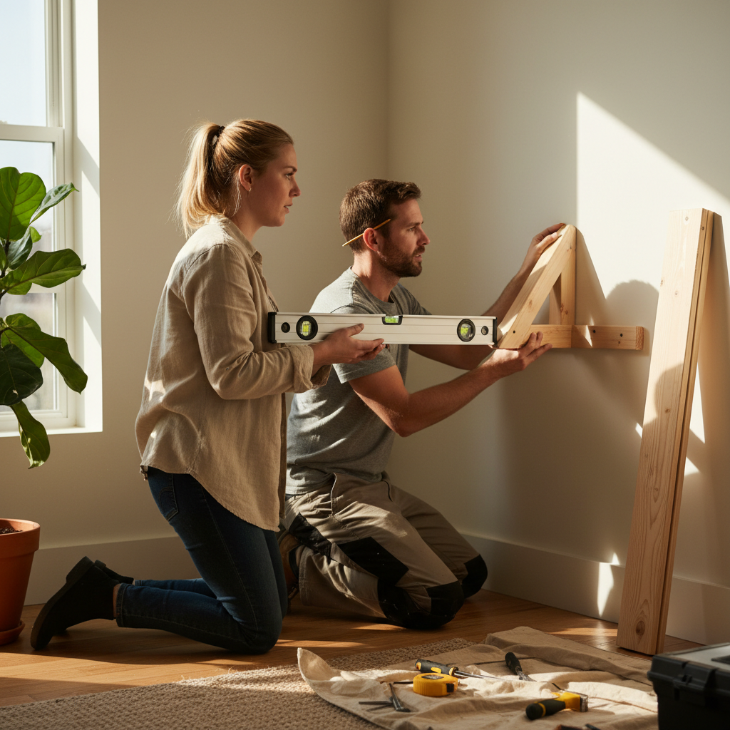 How to Build a Corner Floating Shelf That Actually Holds Weight