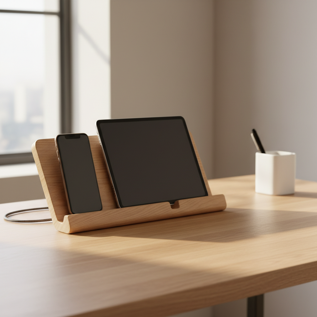 How to Build a Wooden Phone and Tablet Charging Station