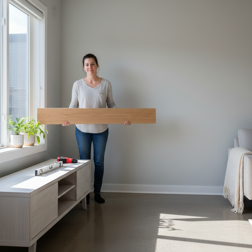 How to Build a Wall-Mounted Wooden Display Ledge