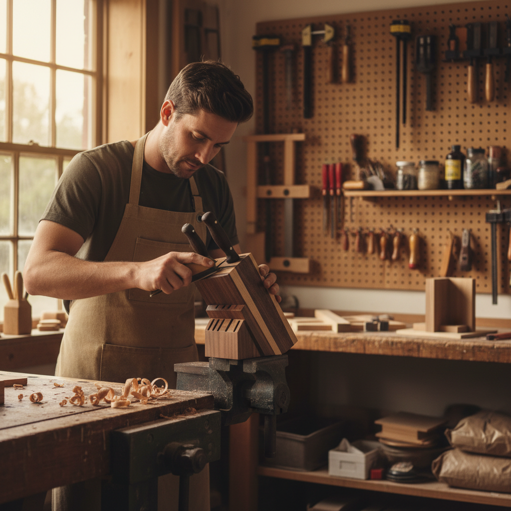 How to Build a Wooden Knife Block: A Beginner's Guide