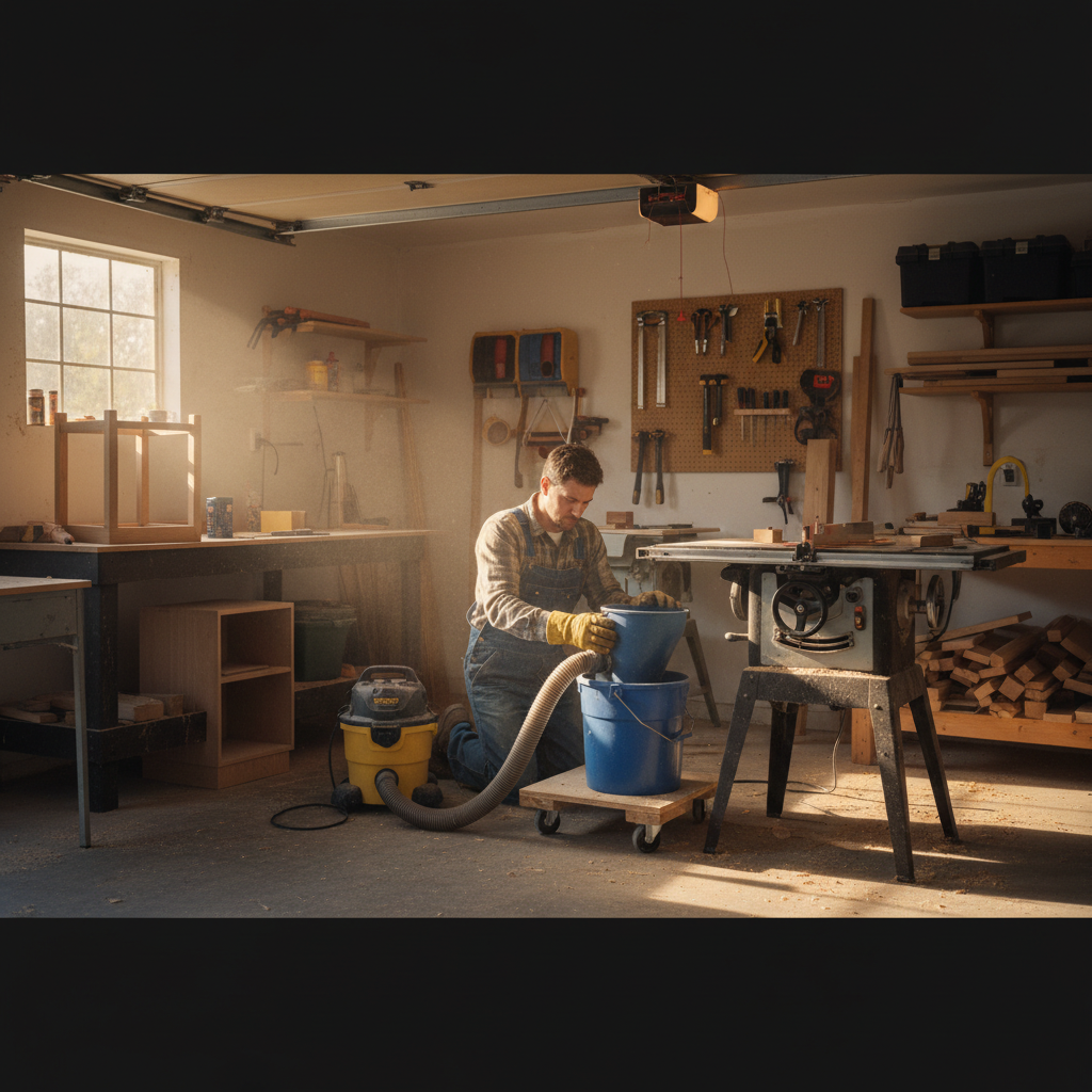 Garage Woodworking Dust Control Without Spending a Fortune