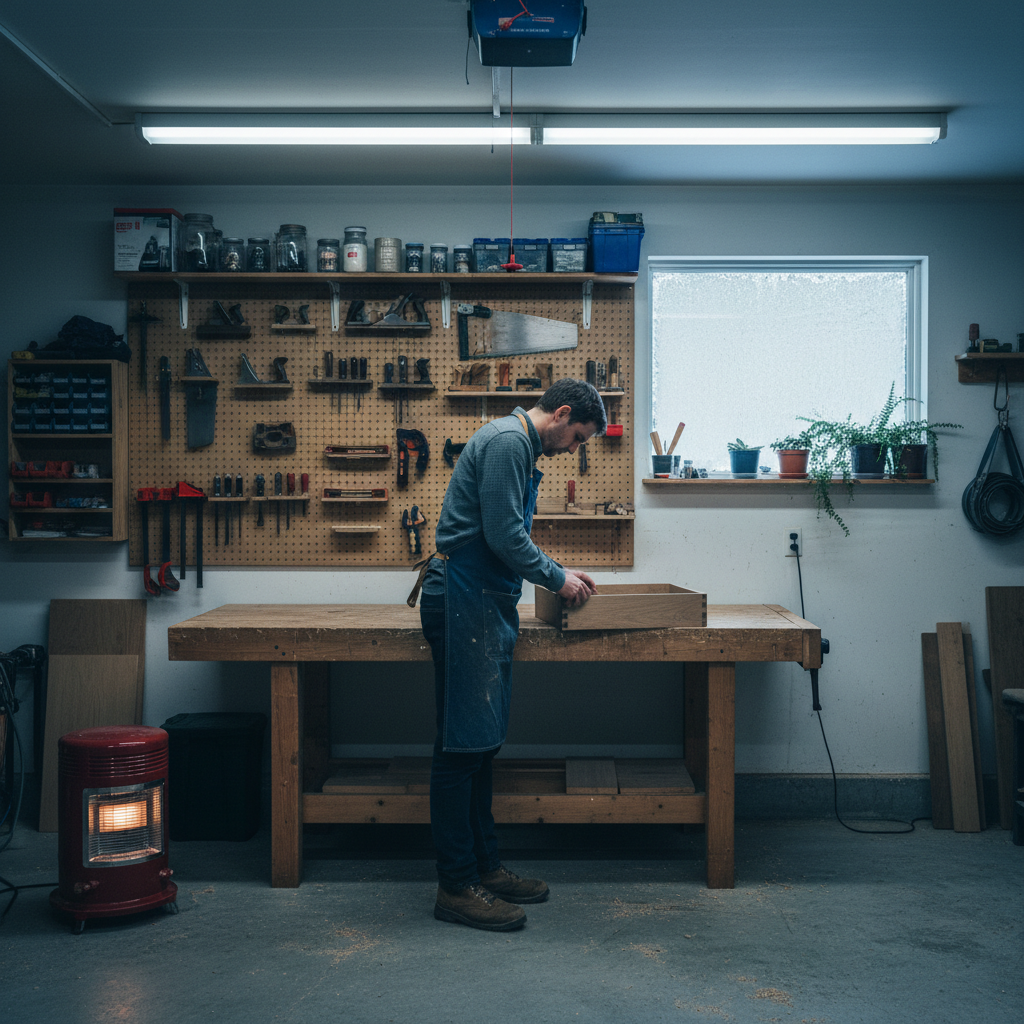 How to Heat a Garage Workshop in Winter Without Wasting Money