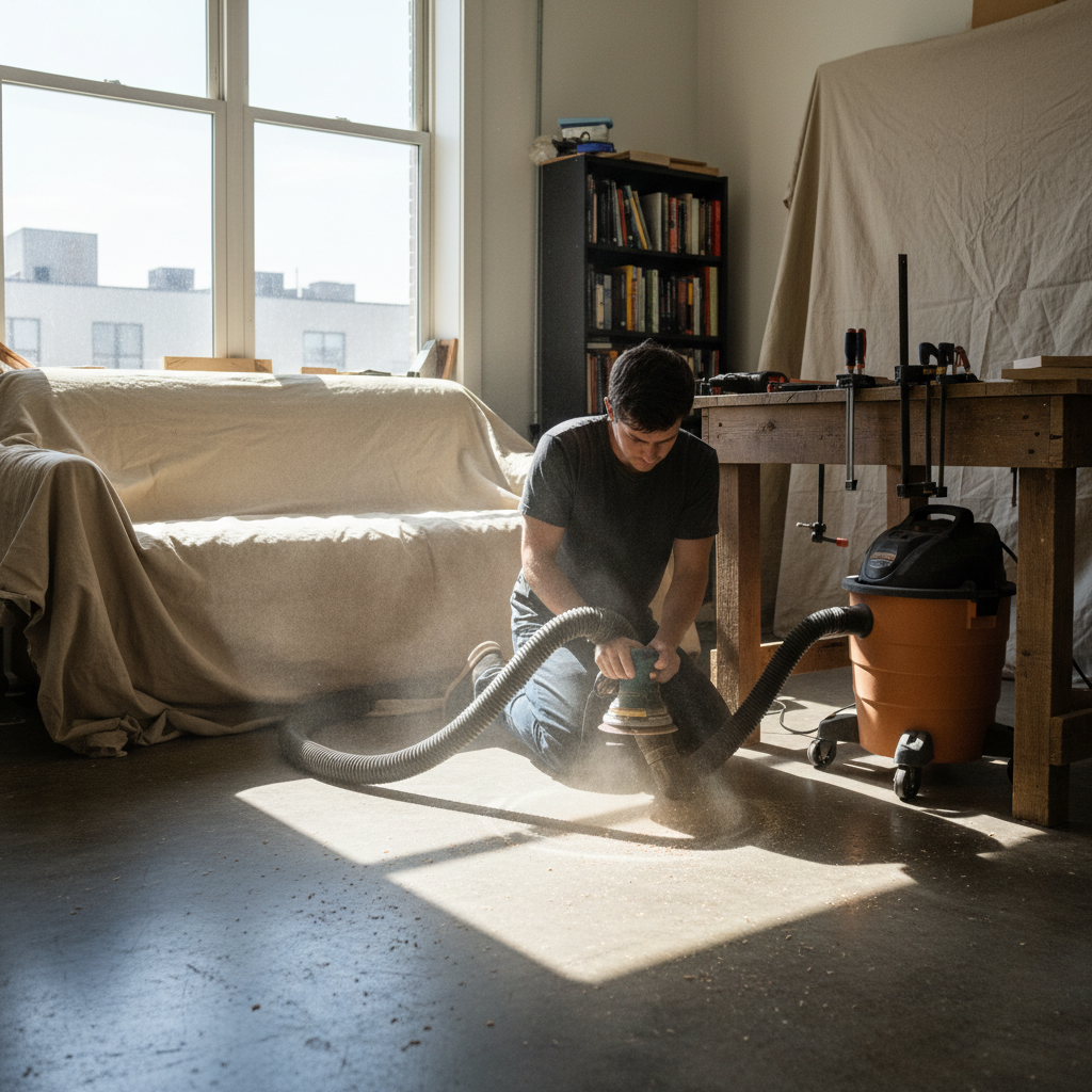 Managing Sawdust and Mess When Woodworking in a Small Space