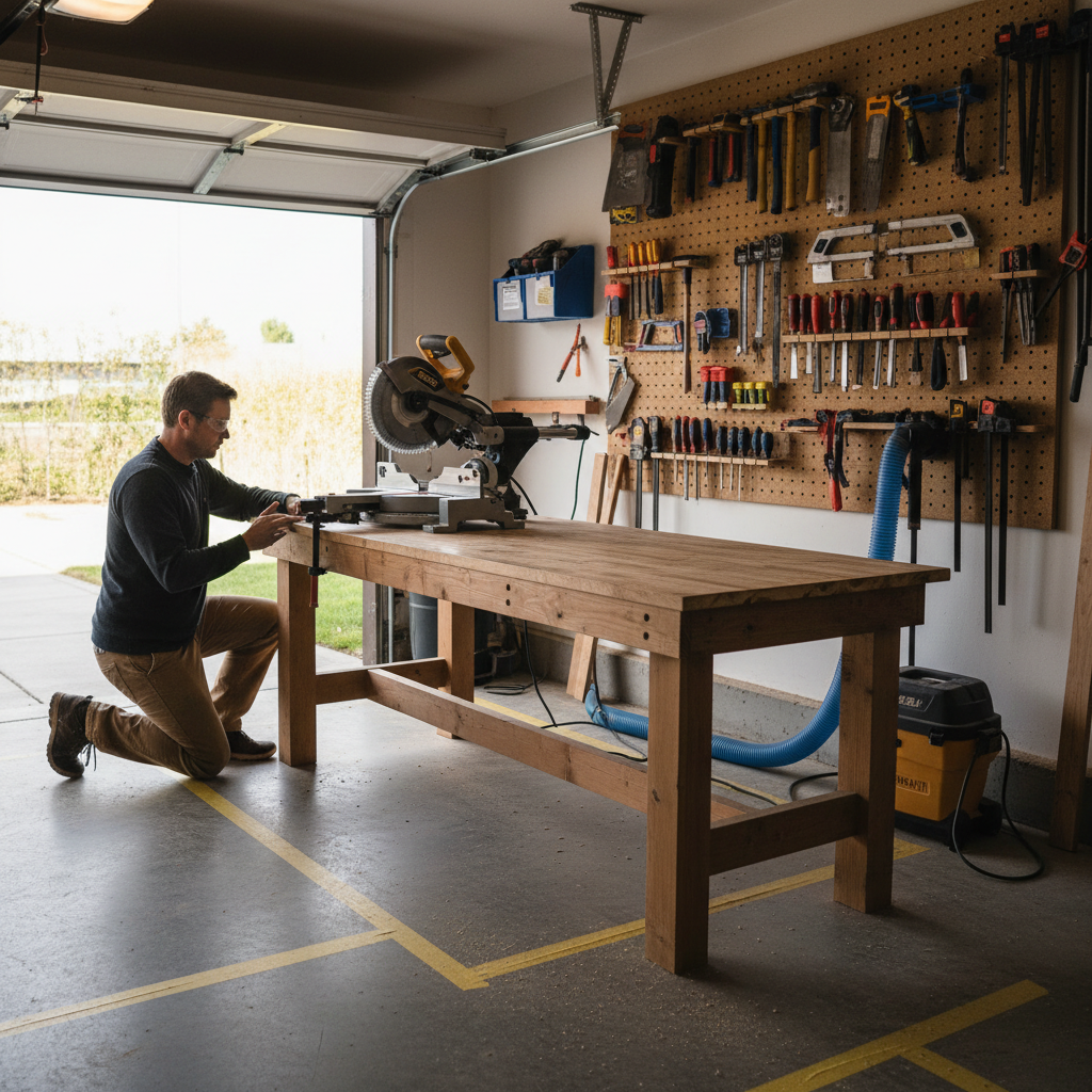 How to Set Up a Beginner Woodworking Shop in a One-Car Garage