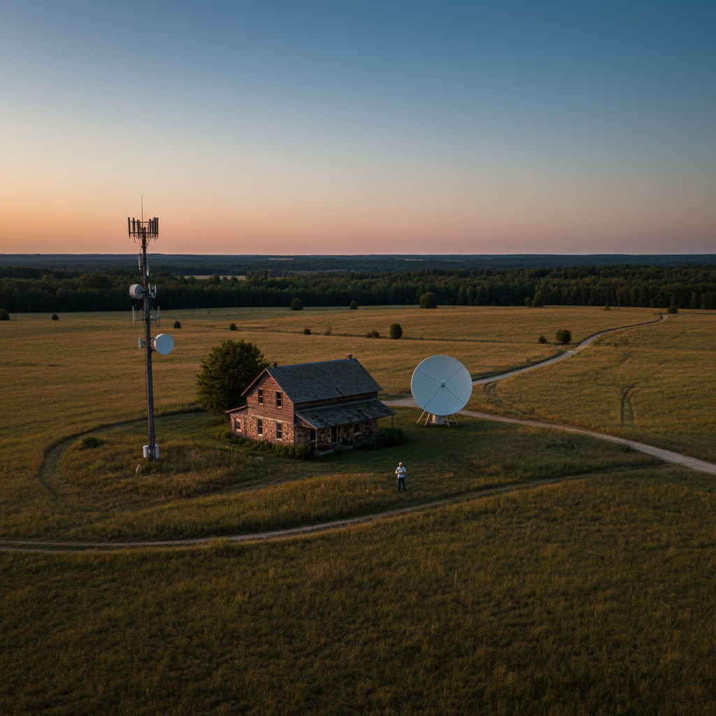 Satellite vs 5G vs DSL Internet for Rural Homes